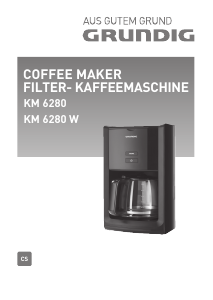 Manuál Grundig KM 6280 W Kávovar