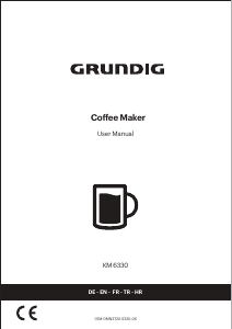 Kullanım kılavuzu Grundig KM 6330 Kahve makinesi