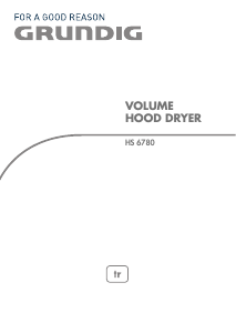 Kullanım kılavuzu Grundig HS 6780 Saç kurutma makinesi