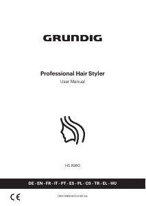 Manuale Grundig HS 8980 Modellatore per capelli