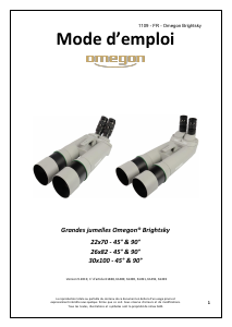 Mode d’emploi Omegon Brightsky 26x82 Jumelles
