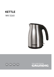 Mode d’emploi Grundig WK 5260 Bouilloire