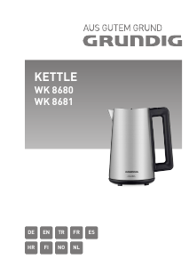 Manual Grundig WK 8680 Kettle