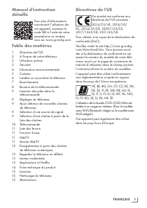 Mode d’emploi Grundig 49 GDU 7500B Téléviseur LED