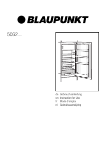 Bedienungsanleitung Blaupunkt 5CG 22020 Kühlschrank