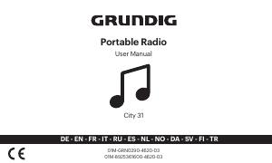 Руководство Grundig CITY 31 Радиоприемник