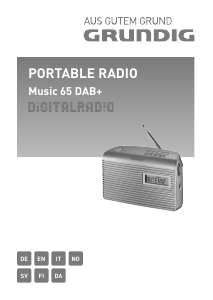 Handleiding Grundig Music 65 DAB+ Radio