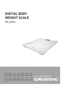 Manuale Grundig PS 2010 Bilancia