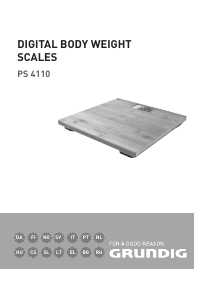 Bruksanvisning Grundig PS 4110 Våg