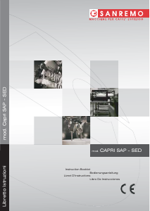 Handleiding Sanremo Capri Espresso-apparaat