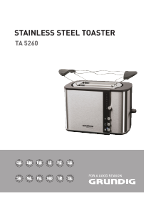 Mode d’emploi Grundig TA 5260 Grille pain