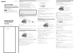 説明書 ソニー ICF-C723 ラジオ