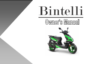 Manual Bintelli Scorch 49cc Scooter