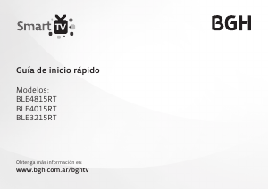 Manual de uso BGH BLE3215RT Televisor de LED