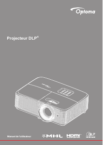 Mode d’emploi Optoma EH334 Projecteur