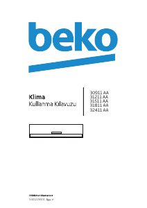 Kullanım kılavuzu BEKO 31211 AA Klima