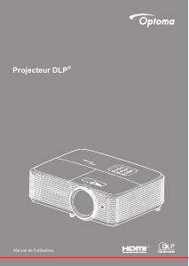 Mode d’emploi Optoma H117ST Projecteur