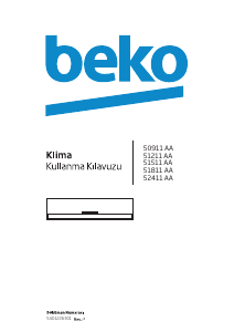 Kullanım kılavuzu BEKO 52411 AA Klima