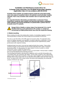 Bruksanvisning Scheuten Solar Industrial Line i-40 Solpanel