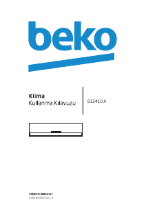 Kullanım kılavuzu BEKO 612410 A Klima