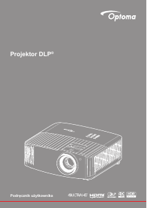 Instrukcja Optoma UHD350X Projektor