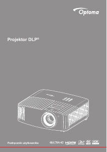 Instrukcja Optoma UHD380X Projektor