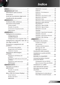 Manuale Optoma W320USTi Proiettore