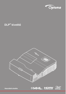 Használati útmutató Optoma W340UST Vetítő