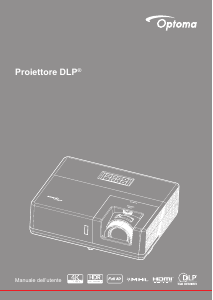Manuale Optoma ZH606e Proiettore