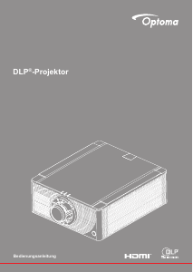 Bedienungsanleitung Optoma ZK1050 Projektor