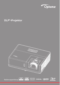 Bedienungsanleitung Optoma ZU606Te Projektor