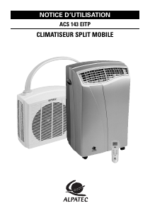 Mode d’emploi Alpatec ACS 143 EITP Climatiseur