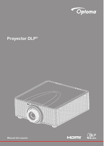 Manual de uso Optoma ZU860 Proyector