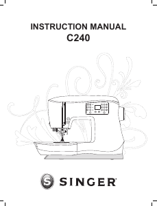 Manual Singer C240 Sewing Machine