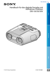 Bedienungsanleitung Sony DEV-30 Fernglas