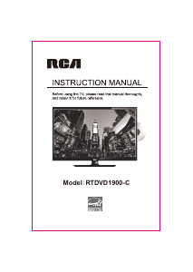 Handleiding RCA RTDVD1900-C LED televisie