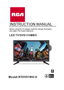 Handleiding RCA RTDVD1900-D LED televisie