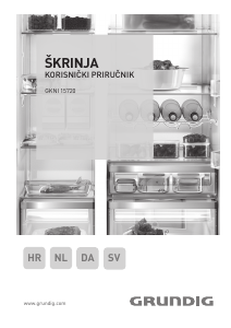 Priručnik Grundig GKNI 15720 Frižider – zamrzivač
