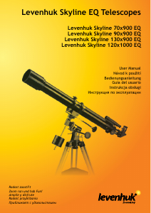 Manual de uso Levenhuk Skyline 90x900 EQ Telescopio