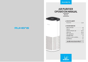 Manual Ruhens WHA-320 Air Purifier