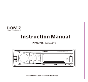 Käyttöohje Denver CAU-444BT Autoradio