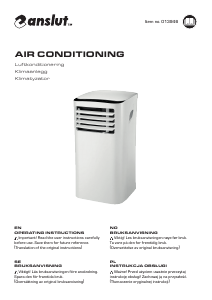 Manual Anslut 013-946 Air Conditioner