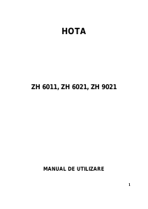 Manual Zanussi ZH6011W Hotă