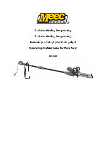 Manual Meec Tools 703-040 Chainsaw