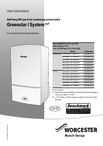 Bruksanvisning Worcester Greenstar 9i System Gaspanna