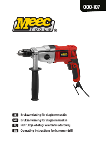 Handleiding Meec Tools 000-107 Boorhamer