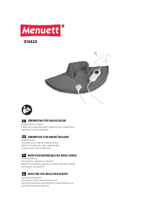Handleiding Menuett 014-420 Warmtekussen