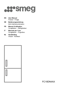 Manuale Smeg FC18DN4AX Frigorifero-congelatore