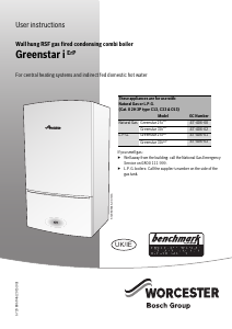 Bruksanvisning Worcester Greenstar 30i Gaspanna