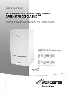Bruksanvisning Worcester Greenstar 34CDi Classic Gaspanna